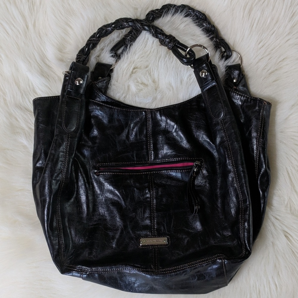 Steve Madden Black Satchel Purse